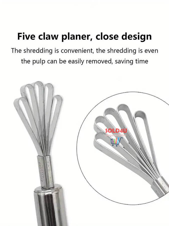 Coconut Grater, Fish Scaler Remover Multi-Purpose Stainless Steel Kitchen Tool