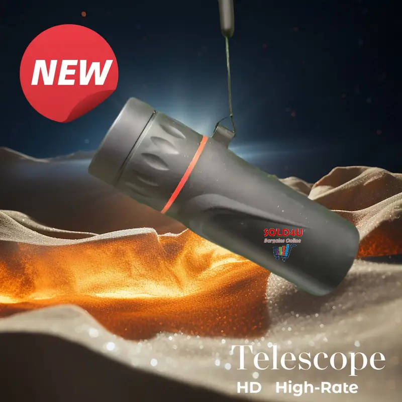 HD Monocular Telescope Hunting Handheld with Pouch - High Power Telescope only 9cm Long