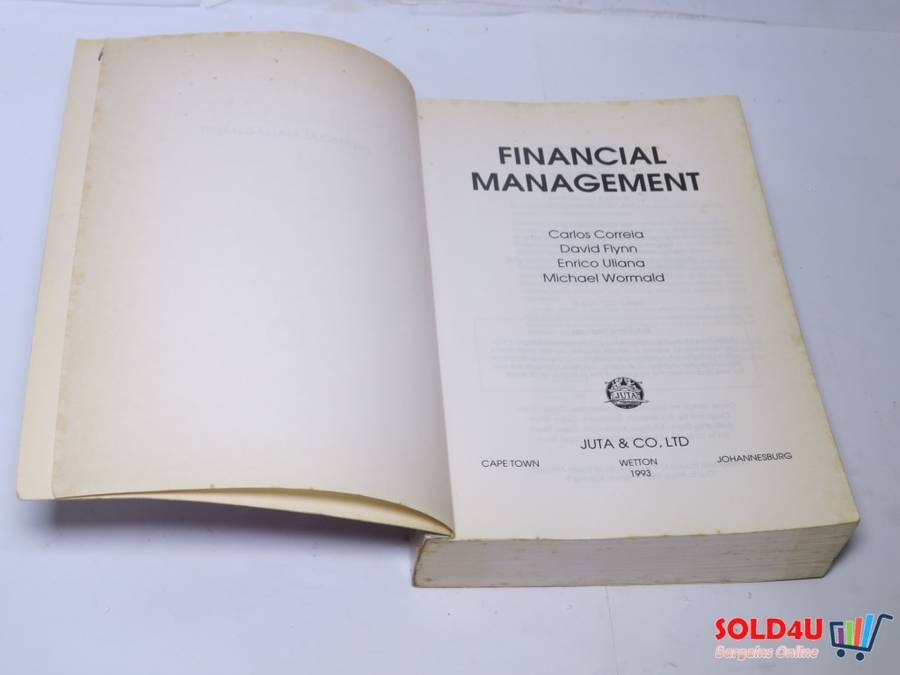 Financial Management 3rd edition - C. Correia , D Flynn , E. Uliana, M.Wormald