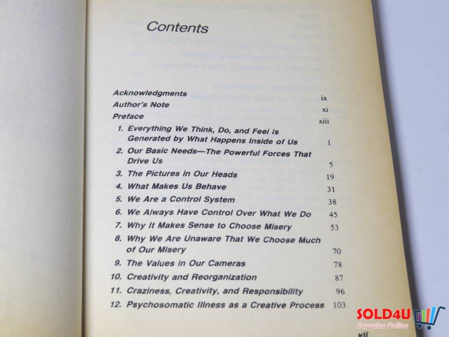 Control Theory by William Glasser