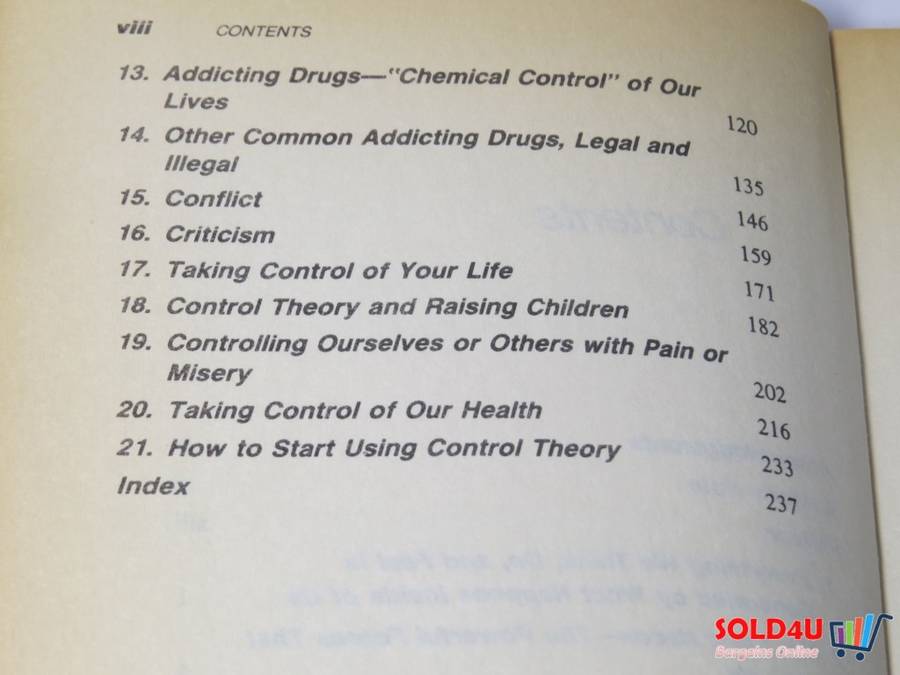 Control Theory by William Glasser