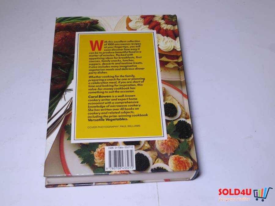 1000 Microwave Recipe CookBook - Carol Bowen