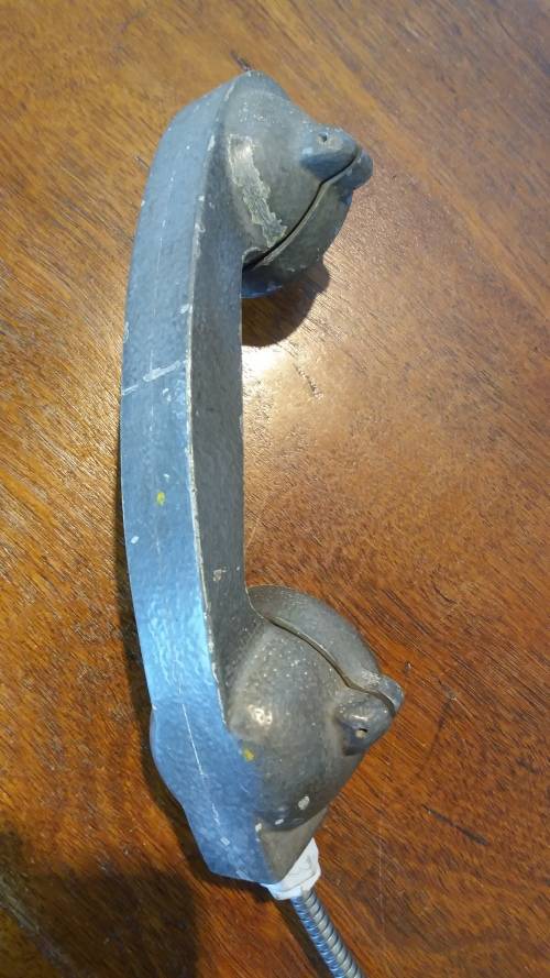 Vintage mine industrial telephone- very unique & rustic