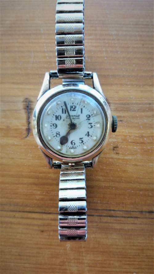 Vintage Bennett braille watch gold plated #2- still working