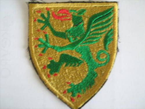 Regiment Langenhoven embroidered flash 90mm