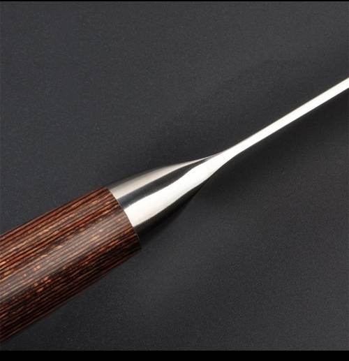 German Stainless Steel Chef Knife With Laser Etched Damascus Pattern