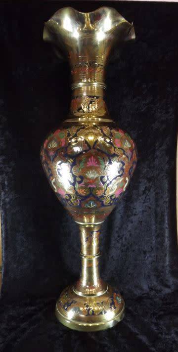INDIAN BRASS VASE -  from SUEZYT