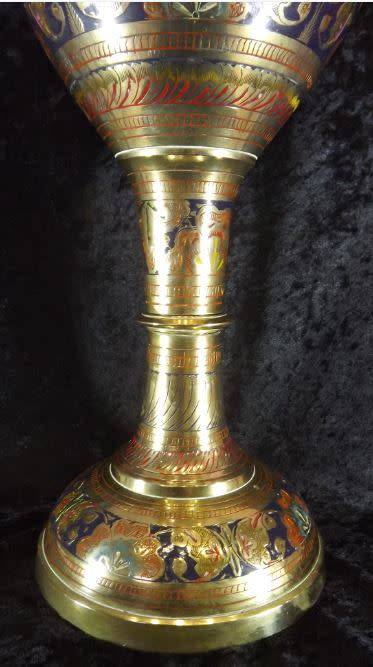 INDIAN BRASS VASE -  from SUEZYT