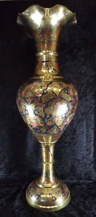 INDIAN BRASS VASE -  from SUEZYT