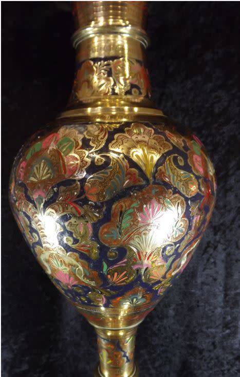 INDIAN BRASS VASE -  from SUEZYT