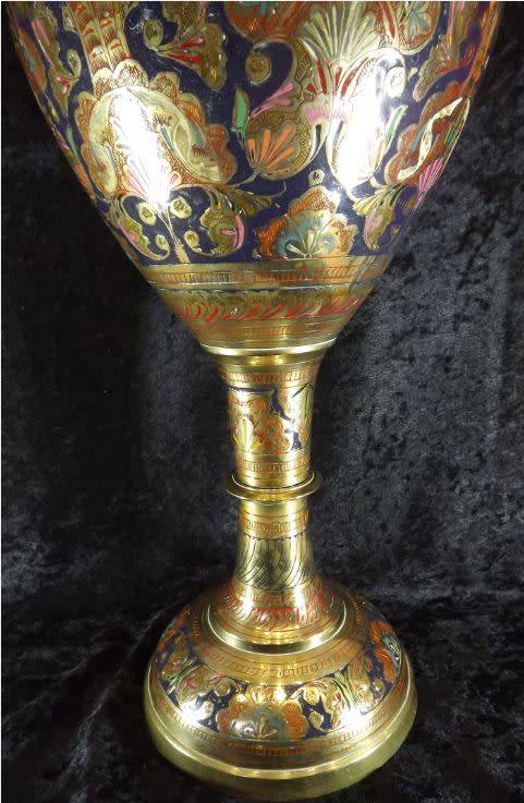 INDIAN BRASS VASE -  from SUEZYT