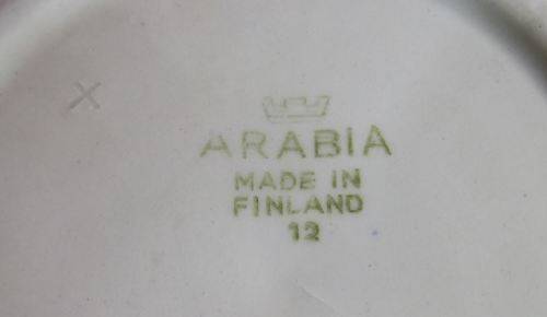 WALL PLATE BLUE AND WHITE 'ARABIA'  from SUEZYT