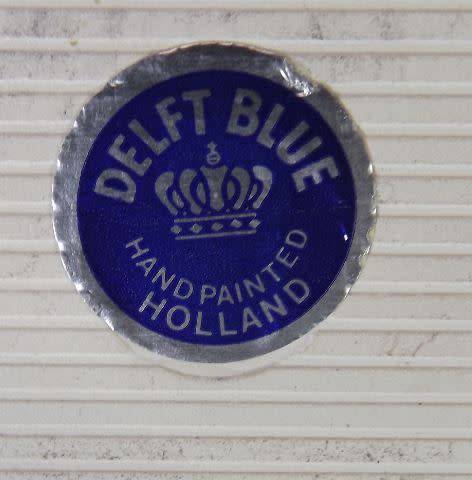 TWO VINTAGE DELFT PORCELAIN TILES from SUEZYT