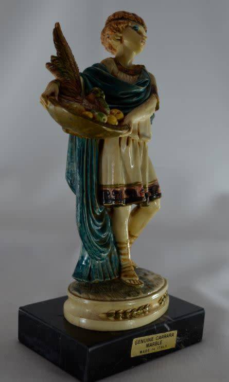 GREEK FIGURINE ON CARRARA MARBLE from SUEZYT