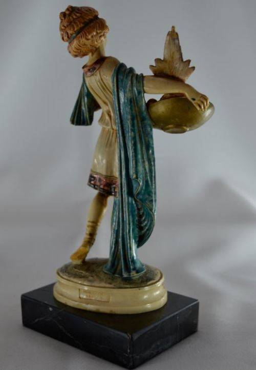 GREEK FIGURINE ON CARRARA MARBLE from SUEZYT