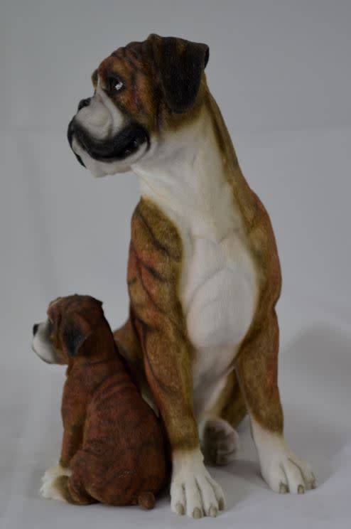 DOG WITH PUPPY FIGURINE - from SUEZYT