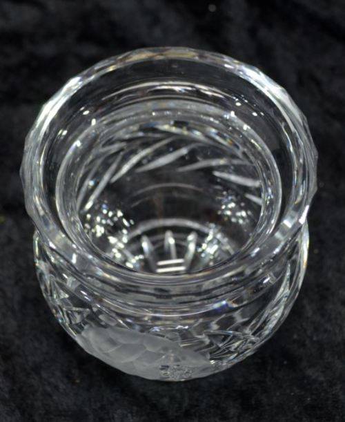SMALL BUT HEAVY CUT CRYSTAL VASE - from SUEZYT