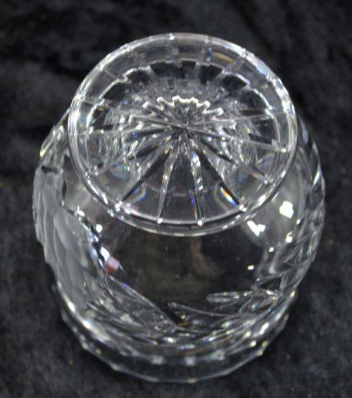 SMALL BUT HEAVY CUT CRYSTAL VASE - from SUEZYT