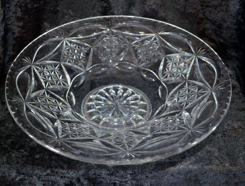 CRYSTAL FOOTED FRUIT BOWL = from SUEZYT