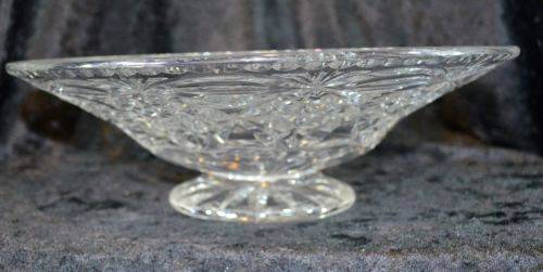 CRYSTAL FOOTED FRUIT BOWL = from SUEZYT
