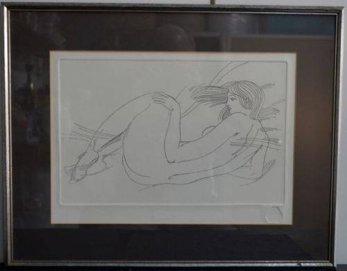 ORIGINAL PENCIL DRAWING OF A NUDE - from SUEZYT