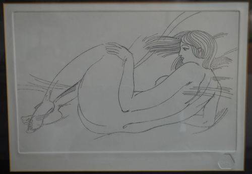 ORIGINAL PENCIL DRAWING OF A NUDE - from SUEZYT