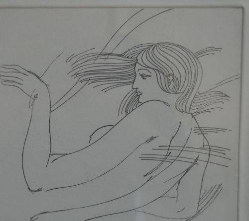 ORIGINAL PENCIL DRAWING OF A NUDE - from SUEZYT