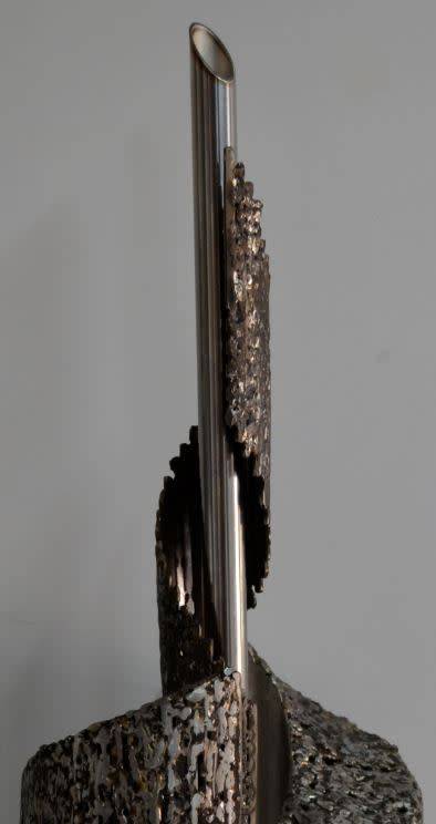 RESERVED"COMPOSITION IN STAINLESS STEEL II" SCULPTURE BY EDDIE HEYNEKE - from SUEZYT "free shipping"