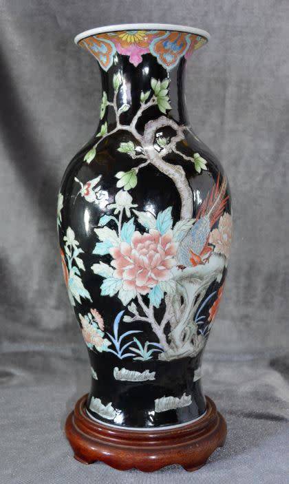 CHINESE VASE BIRDS AND FLOWERS - from SUEZYT