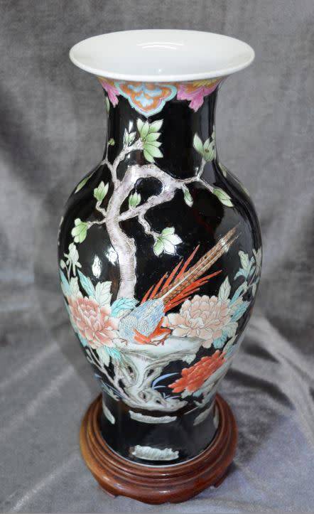 CHINESE VASE BIRDS AND FLOWERS - from SUEZYT