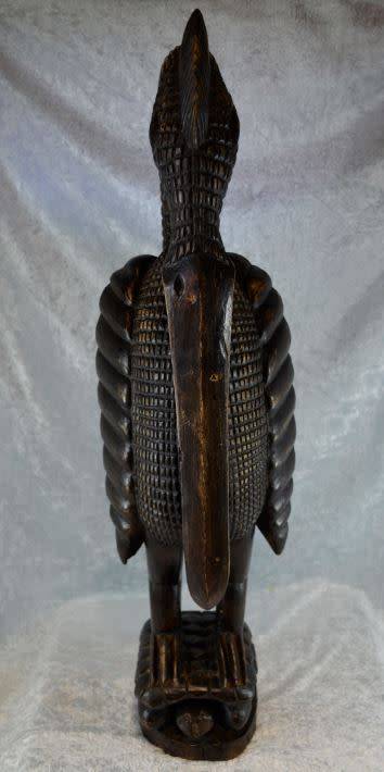 reserved for Kevin HORNBILL WOOD SCULPTURE - from SUEZYT