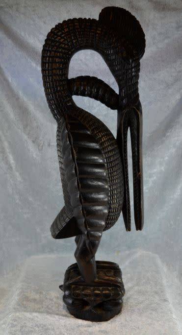 reserved for Kevin HORNBILL WOOD SCULPTURE - from SUEZYT