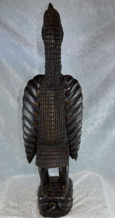 reserved for Kevin HORNBILL WOOD SCULPTURE - from SUEZYT