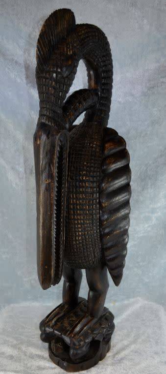 reserved for Kevin HORNBILL WOOD SCULPTURE - from SUEZYT