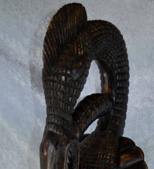 reserved for Kevin HORNBILL WOOD SCULPTURE - from SUEZYT