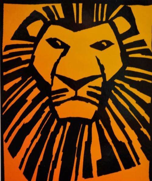 THE LION KING -  VINTAGE FRAMED POSTER (N0 GLASS) - from SUEZYT
