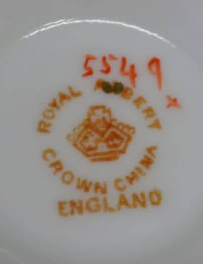 ROYAL ALBERT IMARI STYLE TRIO C 1920s - from SUEZYT