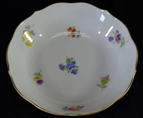 ANTIQUE MEISSEN FLORAL DEMITASSE DUO (#2) - from SUEZYT