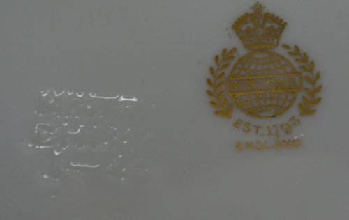 MINTON GOLD ENCRUSTED ROYAL CREST PLATE - from SUEZYT