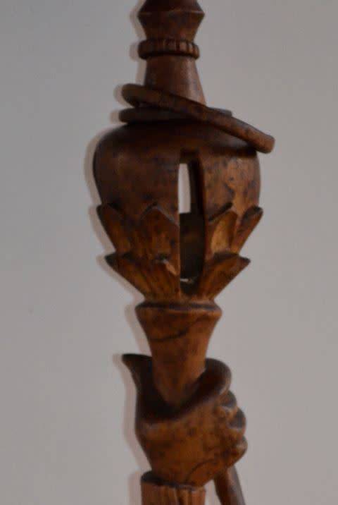 reserved of Titus NYAMI NYAMI CARVED WALKING STICK - ZIMBABWE - from SUEZYT