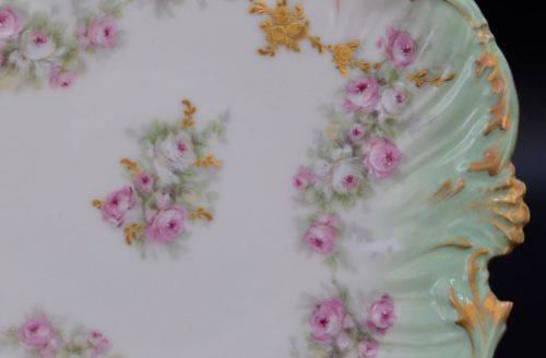 LIMOGES CABINET PLATE WITH GOLD GILT - VINTAGE - from SUEZYT