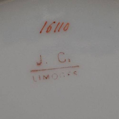 LIMOGES CABINET PLATE WITH GOLD GILT - VINTAGE - from SUEZYT