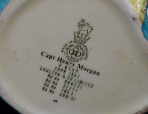 ROYAL DOULTON JUG "CAPTAIN HENRY MORGAN" - from SUEZYT