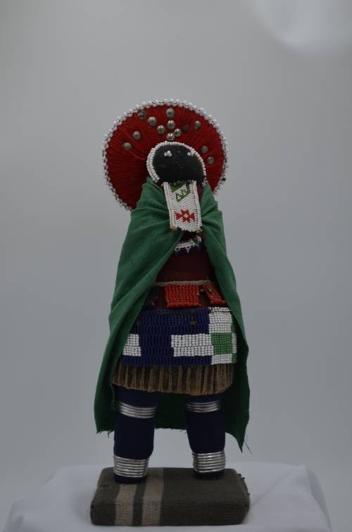 VINTAGE AFRICAN DOLL WITH A RED HEADDRESS- from SUEZYT