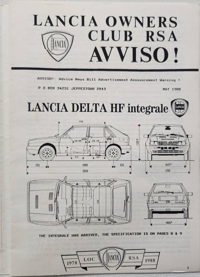 Lancia FULVIA Repair Shop Manual