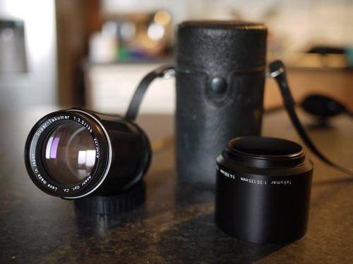 Asahi Super Takumar 135mm 3.5 ++Near Mint with Original Accessories++