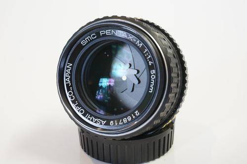 Asahi SMC Pentax-M 50mm F1.4 K mount Lens **Fast lens in Mint Condition**