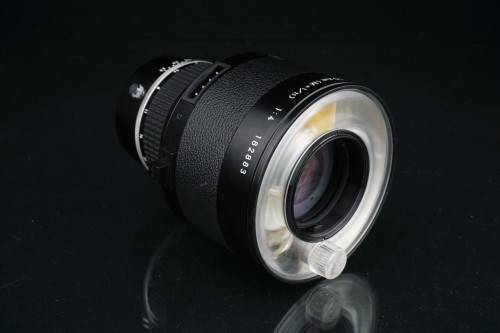 Rare Nikon Medical nikkor 120mm F4 lens with built in Ring Flash and Power Packs **Great Condition**