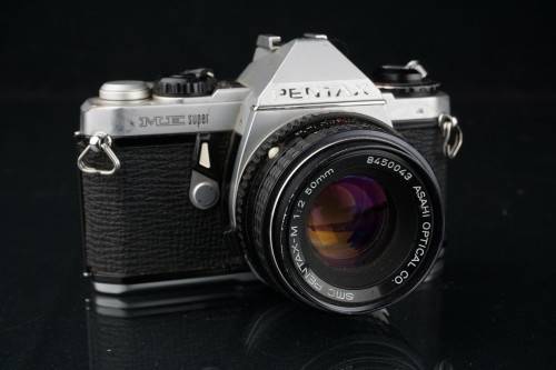 Cult Classic Pentax ME Super 35MM SLR with Pentax 50mm F2 Lens **Well Used Condition**