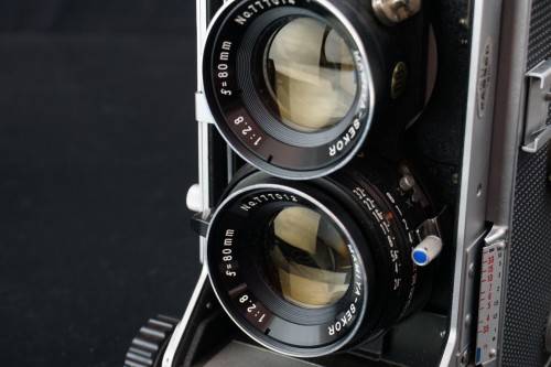 Mamiya C33 120 Film TLR Camera with 80mm Blue Dot and 65mm Lenses  **Great Condition**